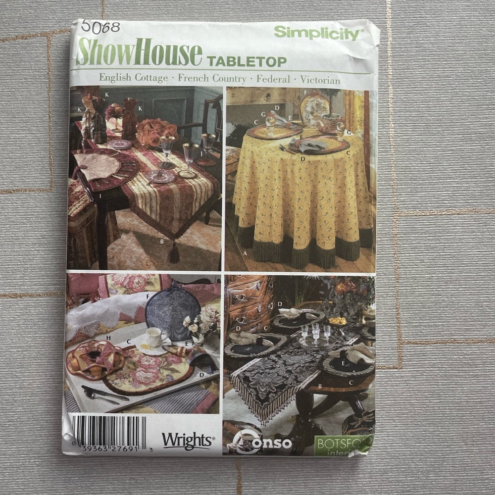 Home Decor Sewing Pattern